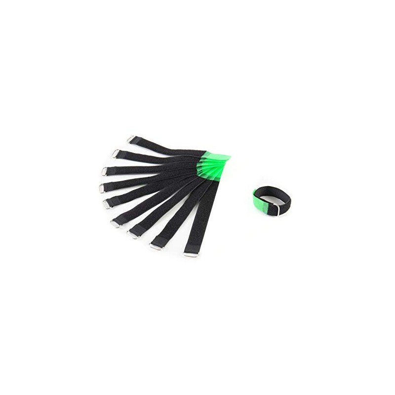 MUSIC STORE Cable Velcro Green 20 cm