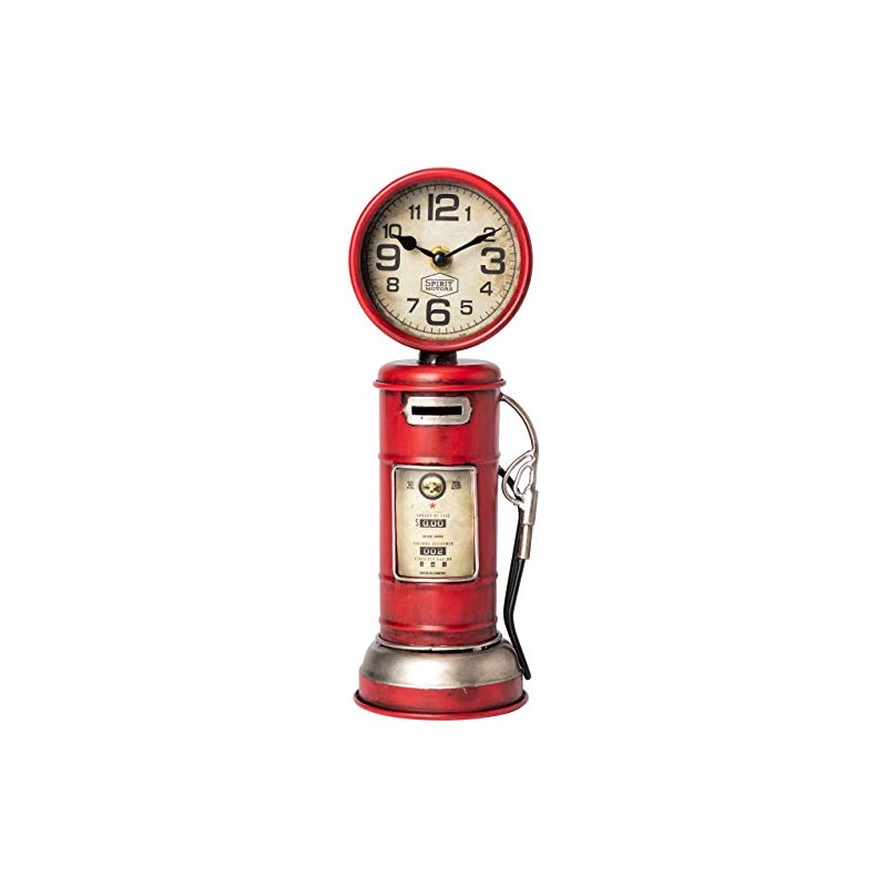 Spirit Motors Money Box Tank Column Retro with Clock –