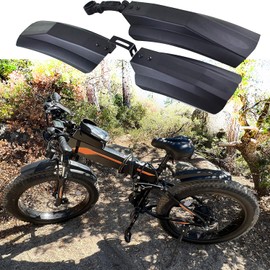 26 inch Bicycle Mudguard Front Back Rear Tire Mud Guards Kit Quick Release Bike Fenders Set for Road Mountain Bike Fat Tire Bike Outdoor Cycling