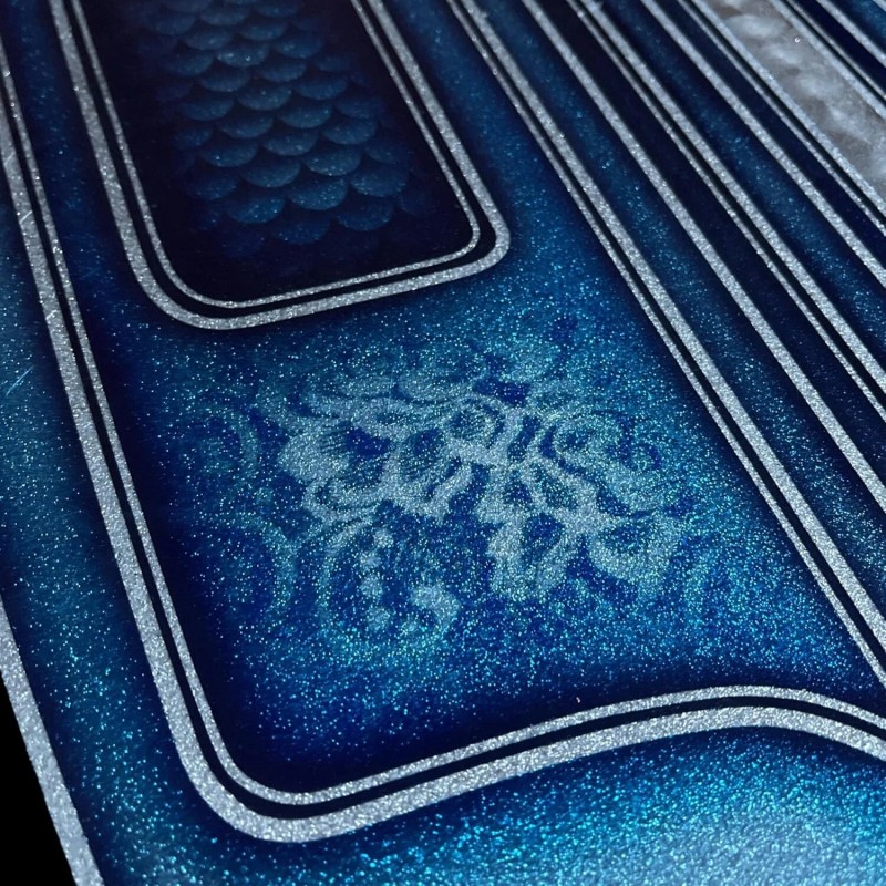 LiME LiNE Sprayable Blue Metal Flake Paint Additive - 3