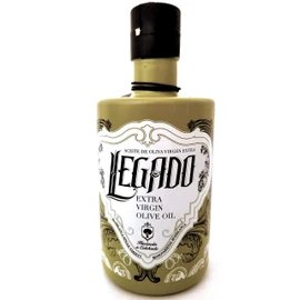 Award Winning, Robust, Hojiblanca Varietal Extra Virgin Olive Oil in Ceramic Bottle. From a Single State in Andalusia, Spain - 16.9 fl oz