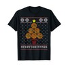 Basketball Balls Tree Merry Christmas Ugly Sweater T-Shirt, black