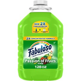 Fabuloso Multi-Purpose Cleaner 2x Concentrated Formula, Passion of Fruits Scent - 128 fl oz