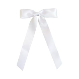 RPZL Kate aligator clip bow (White)
