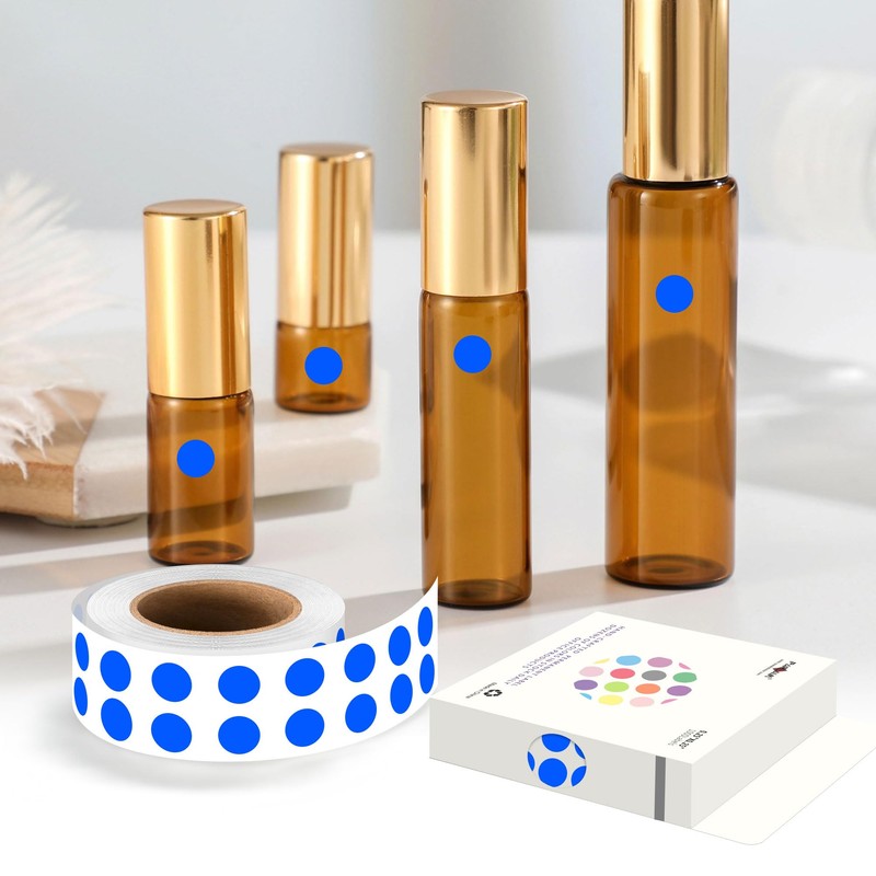 PARLAIM 1/4 Inch Circle Sticker Labels,1000 Stickers Round Color Coding