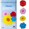 BioSwiss Vendas autoadhesivas con forma de flores, sin látex, estériles,