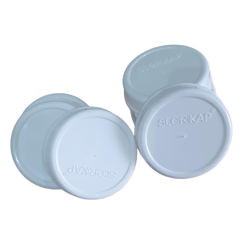6 X SteriKAP 'REGULAR' Lids - 70mm Diametre Fit 'REGULAR