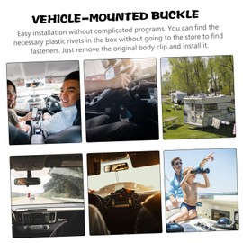 Ciieeo 500pcs Car Retainer Clips Durable Automotive Plastic Fasteners for Door Panel Trim Easy Installation Assorted for Vehicles