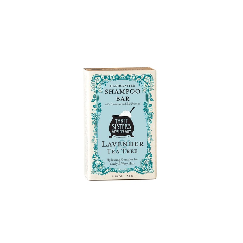 Three Sisters Apothecary Daily Solid - Barras de champú (lavanda