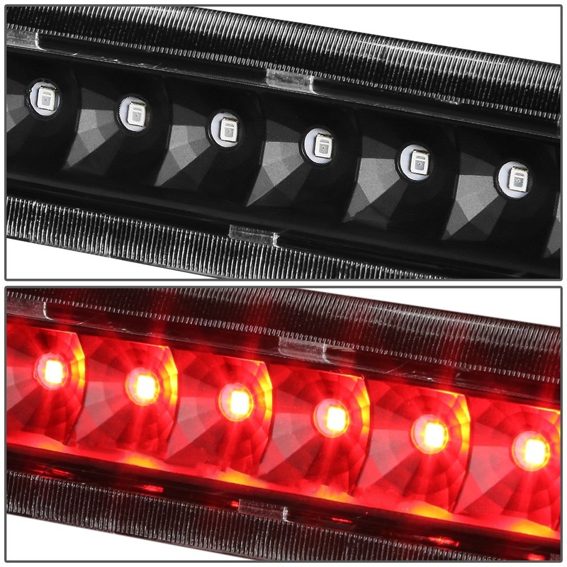 DNA MOTORING 3BL-4RUNNER03-LED-BK Black Housing LED Third Tail Brake Light