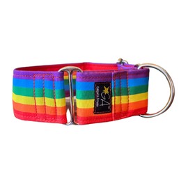 Galguita Amelie 0634438429494 Rainbow Dog Collar, L