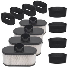 AMTOLXL 4 Packs 11013-0752 Air Filter Compatible with Kawasaki FR691V FR651V FR730V FS481V FS541V FS600V FS651V FS691V FS730V 4-Cycle Engine Cleaner Lawn Mower, Replace 11013-7046 11013-7047