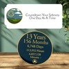 13 Year Sobriety Countdown Alcoholics Anonymous, Anniversary AA Medallion, Chip,
