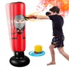 Shockassist Boxsack Kinder Standboxsäcke 160cm Mit Luftpumpe Boxsack Stehend Aufblasbarer