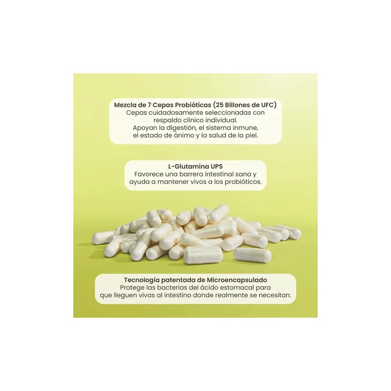 Matter Probivos Adultos Probióticos Con Glutamina 45 Cap Sabor Sin
