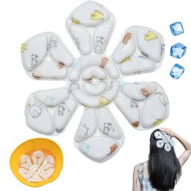 TOKAIZ Flona Cap (28°C, Sustained Cooling Feeling), Cooling Hat, 28°C, Naturally Freezing, Moisture Prevention, Breathable, Reusable Cooling Pad for Kids, Adults, Men, Women, Tokaisu, animal, S