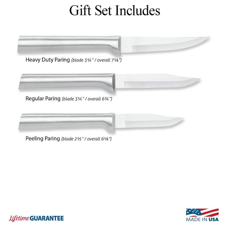 RADA Cutlery 3-Piece Paring Knife Galore Knife ProPak (DS01), Stainless