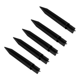 5pcs Ground Replacement Spikes Stakes solar garden light spikes stake light spike replacement ground stakes light replacement plastic ground spike ground pegs metal flame decorate