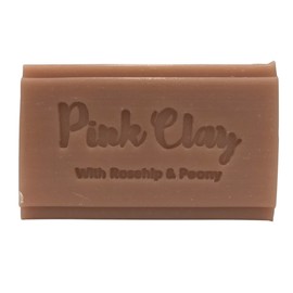 Clover Fields Pink Clay with Rosehip & Peony Coconut-Base Soap 150g