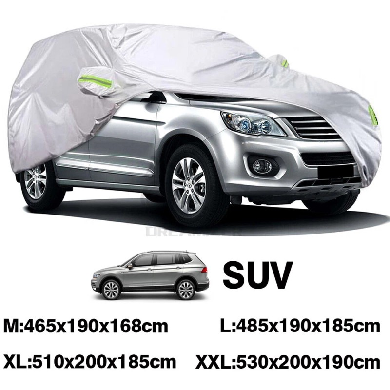 DREAMIZER Car Cover Outdoor Waterproof UV Rain All weather Protection