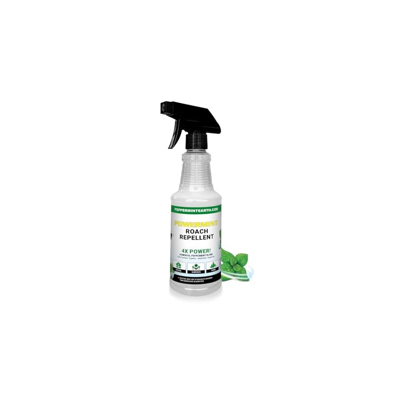 Powermint 16 Oz Peppermint Oil Roach Repellent Spray