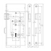 KFV Deadlock 104 – Rounded – 20 mm Faceplate Width