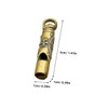 Kisangel Copper Whistle Outdoor Whistle Emergency Loud Whistle Copper Camping