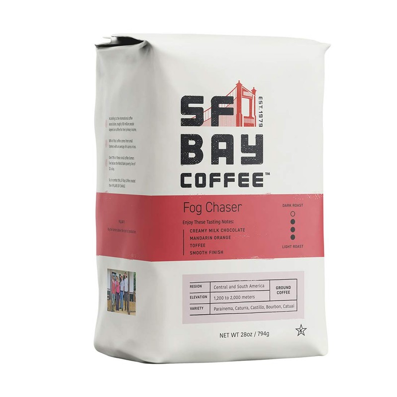 SF Bay Coffee Fog Chaser 28 Ounce Ground Medium Dark