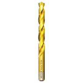 Meccion Cobalt Drill Bits 31/64 in. x 6 in. x 1pcs M35 Cobalt Titanium Nitride Coated Drill Bit for Metal, Steel, Cast Iron, Wood, Plastic