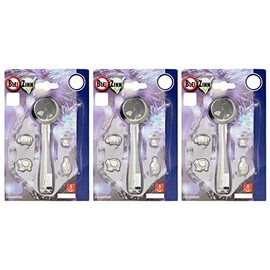 TIB Heyne Tin Casting Tin New Year's Eve Party Set Tin Casting Set Alternative to Lead Pouring or Wax Casting 5-Piece Set with 4 Melting Figures