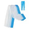 Rain Pants,4PCS Disposable Rain Pants With Shoe Cover,Disposable Raincoat With