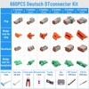 659PCS Deutsch Connectors Kit, 2/3/4/6/8/12 Pin DT Connectors, Size 16