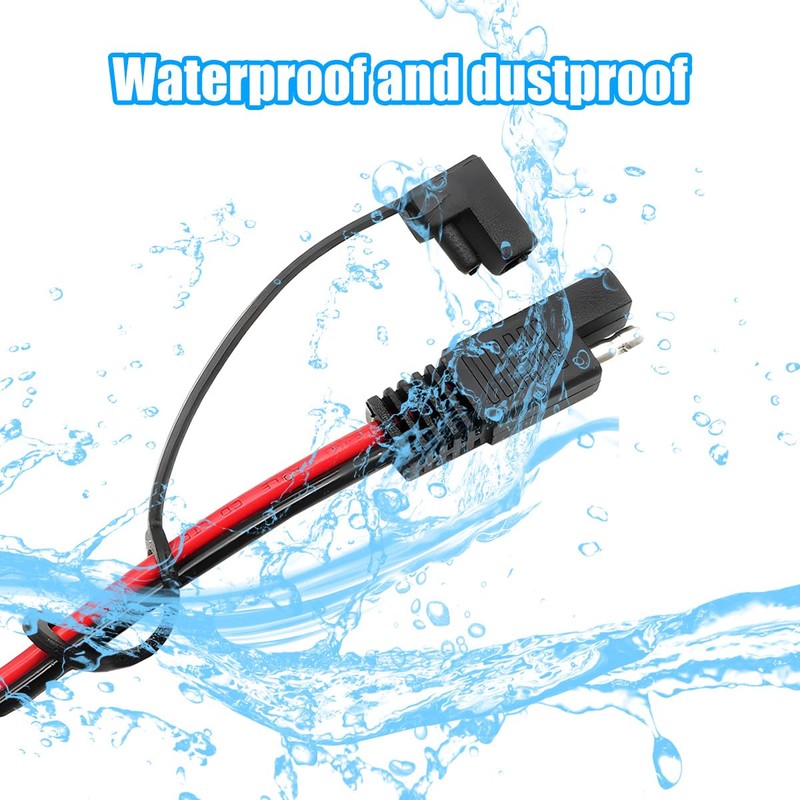 Norkmdi 7.9FT SAE Battery Alligator Clip Wire Harness with On/Off