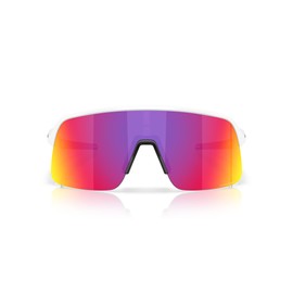 Oakley OO9496 Sutro Lite S Polarized Rectangular Sunglasses, Matte White/Prizm Road, 34 mm