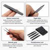 8 Pieces Eyebrow Tweezers, Stainless Steel Eyebrow Curler, Eyelash Tools,