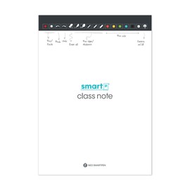 Neo Smartpen (Write and Digital) [1 Book] Compatible N Notebook, Square Cutout, B5 [Smart Class Notebook] for PaperTube App