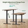 Agilestic Adjustable Height Electric Standing Desk with Storage Wooden Drawer,