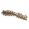ヴァンテーヌ VINGTAINE リーフ デザイン バレッタ メタリック メタル ヘアアクセサリー H-968-ANG-