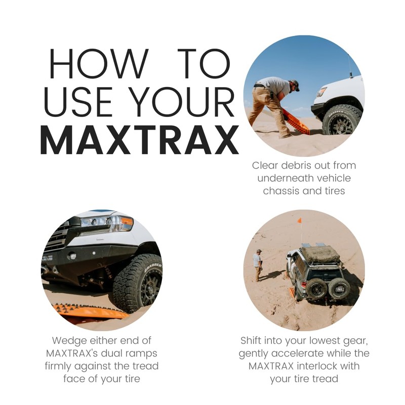 MAXTRAX LITE Vehicle Recovery Boards (Black)