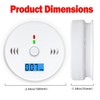 3 Pack Carbon Monoxide detectors, co Detector, Carbon Monoxide Alarm