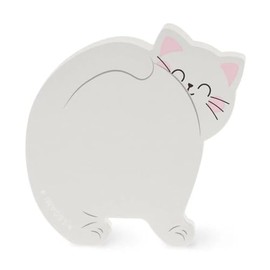 Legami - Lovely Notes - Sticky Note Pad Cat, HSS0001, Grey