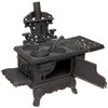 Black Mini Wood Cook Stove Set - 12 Inches Long