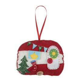 Trimits Christmas Felt Decoration Kits, 9 x 11.5cm, Xmas Caravan, GCK169