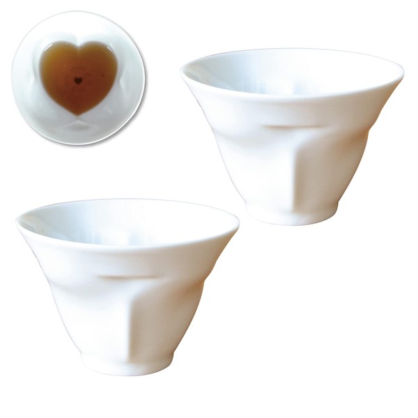 Yunomi Hearts & Clovers for Guests Set of 2 Stylish