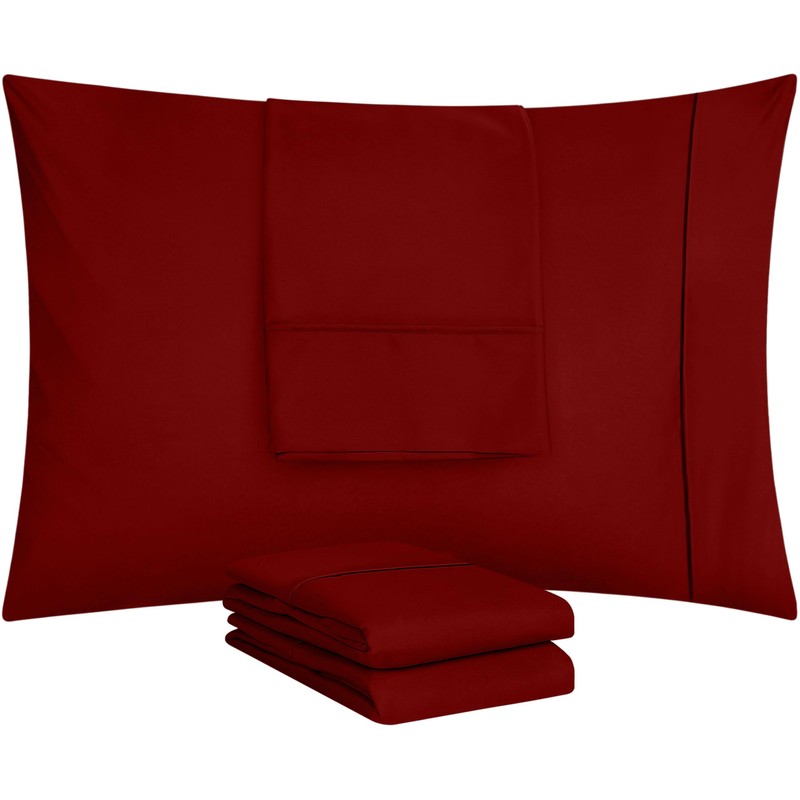 Utopia Bedding Standard Pillow Cases - 4 Pack - Envelope