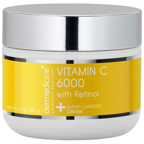 Dermedicine Vitamin C 6000 with Retinol Super Charged Cream 2oz