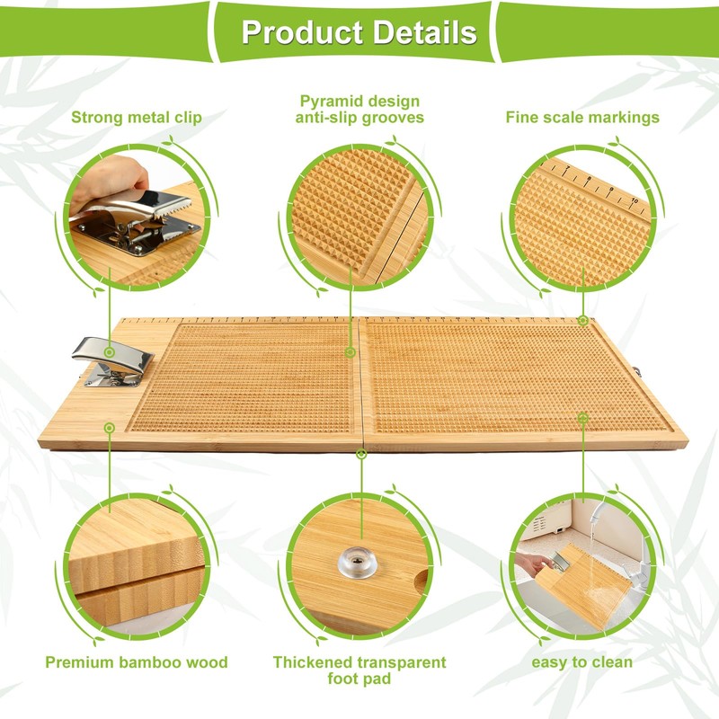 Essenhome Foldable Fish Cleaning Board with Clamp - Extra Large