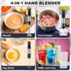 freebala Immersion Blender, 4 in 1 Hand Bender Max 1000W,