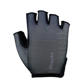 Roeckl Istia Cycling Gloves Short Black/Grey 2024: Size: 9.5, Black Shadow