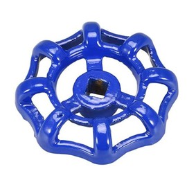 2pcs 78mm OD Metal Outside Faucet Round Wheel Handle,Replacement Gate Valve Handwheel,Replacement Water Spigot Handle,Globe Valve Switch Handle,Paint Cast Steel,Square Broach 8x8mm,Blue